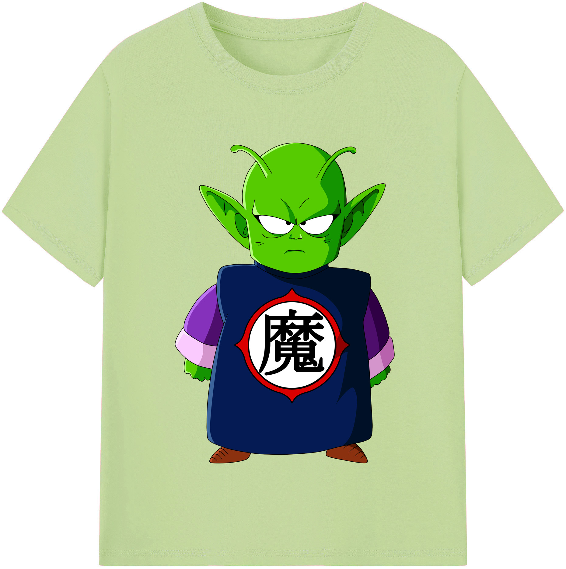 （画像用） ドラゴンボール ピッコロ DRAGON BALL Piccolo 綿100％半袖Tシャツ（フロントプリント）